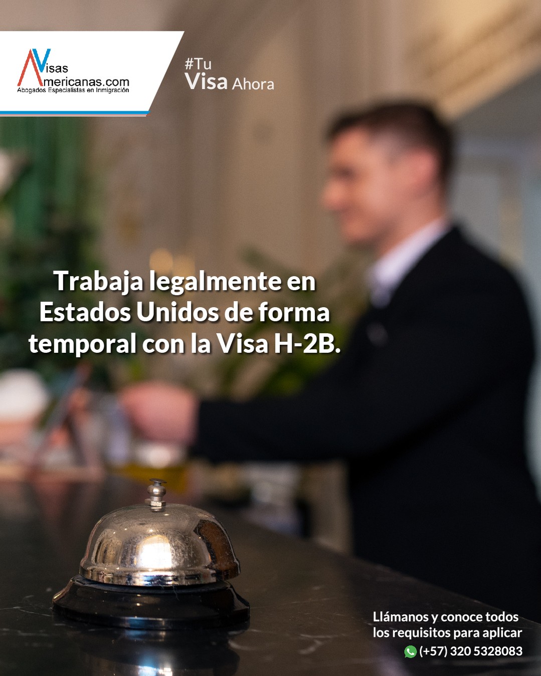 ¿Buscas una oportunidad laboral en sectores como hotelería, construcción o paisajismo? La visa H-2B es la opción ideal si quieres trabajar en EE. UU. durante una temporada específica y regresar a tu país con una experiencia invaluable.

En VisasAmericanas.com, te orientamos sobre cómo funciona este proceso y qué requisitos debes cumplir para que tu participación sea transparente y exitosa. Es la vía perfecta para quienes desean generar ingresos y conocer el mercado laboral estadounidense legalmente.

🛠 Tu esfuerzo tiene un lugar en el mercado americano.

📞 Contáctanos para conocer más sobre las temporadas y cómo prepararte para este visado.

#VisaH2B #TrabajoEnUSA #EmpleoTemporal #OportunidadLaboral #VisasDeTrabajo