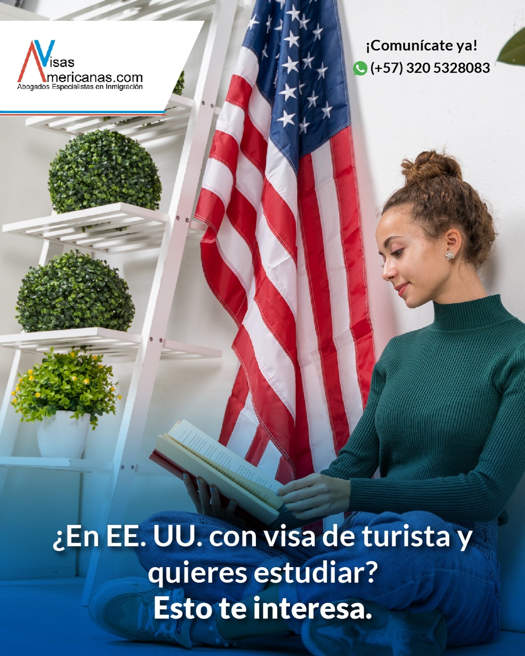 ¿Estás visitando Estados Unidos y te diste cuenta de que quieres realizar estudios académicos? No siempre es necesario salir del país para cambiar tu estatus a visa F1 (estudiante).

Si cumples con los requisitos, podemos gestionar tu cambio de estatus internamente. En VisasAmericanas.com, nos aseguramos de que presentes una solicitud sólida que justifique tu nueva intención académica ante USCIS.

🎓 Transforma tu visita en una experiencia educativa que potencie tu carrera.

📞 Agenda tu consulta y evalúa si eres candidato para realizar este cambio de forma legal. Contáctanos a través de WhatsApp (+57) 320 5328083

#CambioDeEstatus #EstudiarEnUSA #VisaF1 #Educación #VisasAmericanas