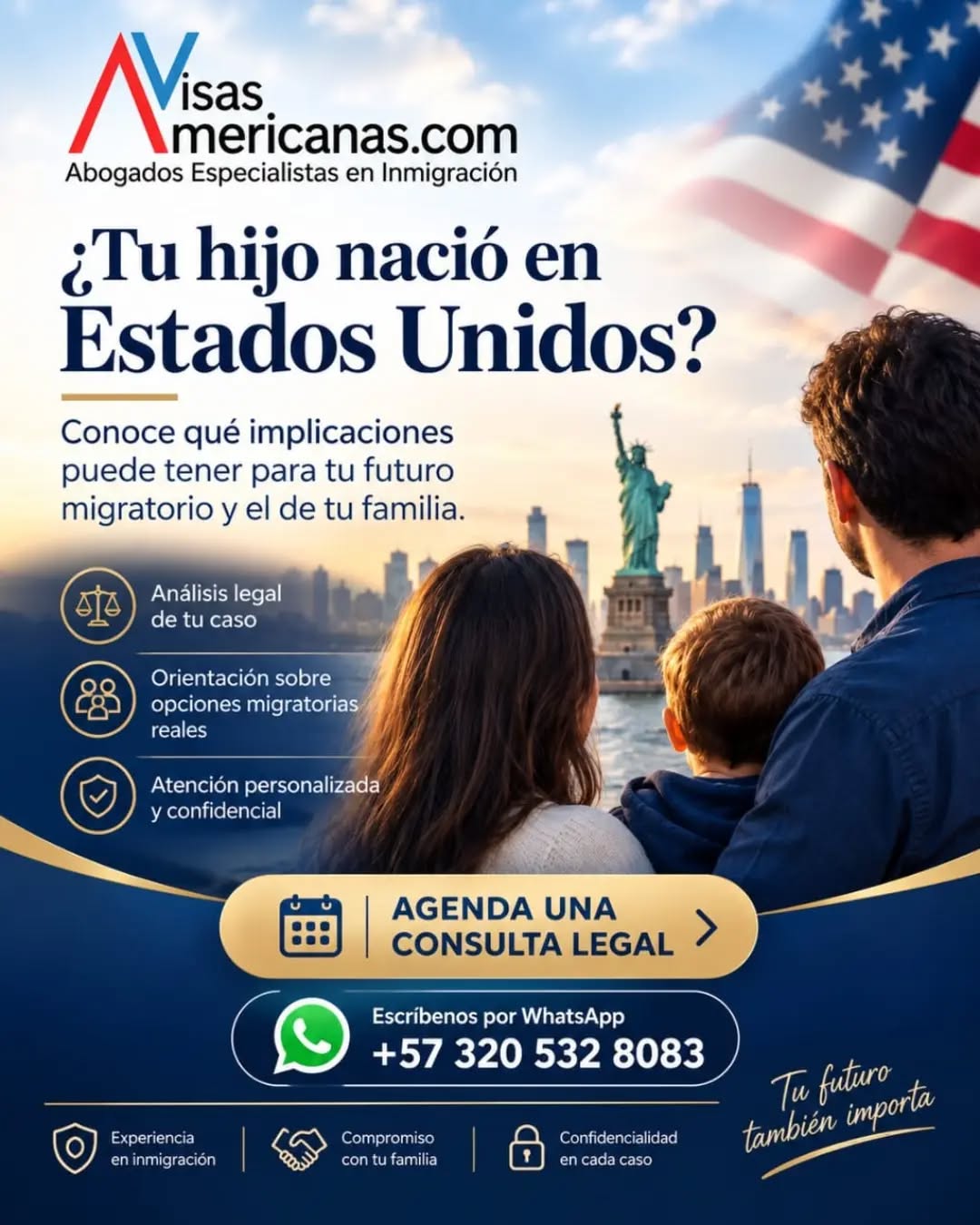 Bajo los parámetros actuales se considera una falta grave que su hijo haya nacido en los Estados Unidos.  Consulte con expertos el manejo y como prevenir esta situación y qué hacer ante una deportación o cancelación de la visa.

#VisaUSA #Mivisaya #USA #waiver #visausawaiver